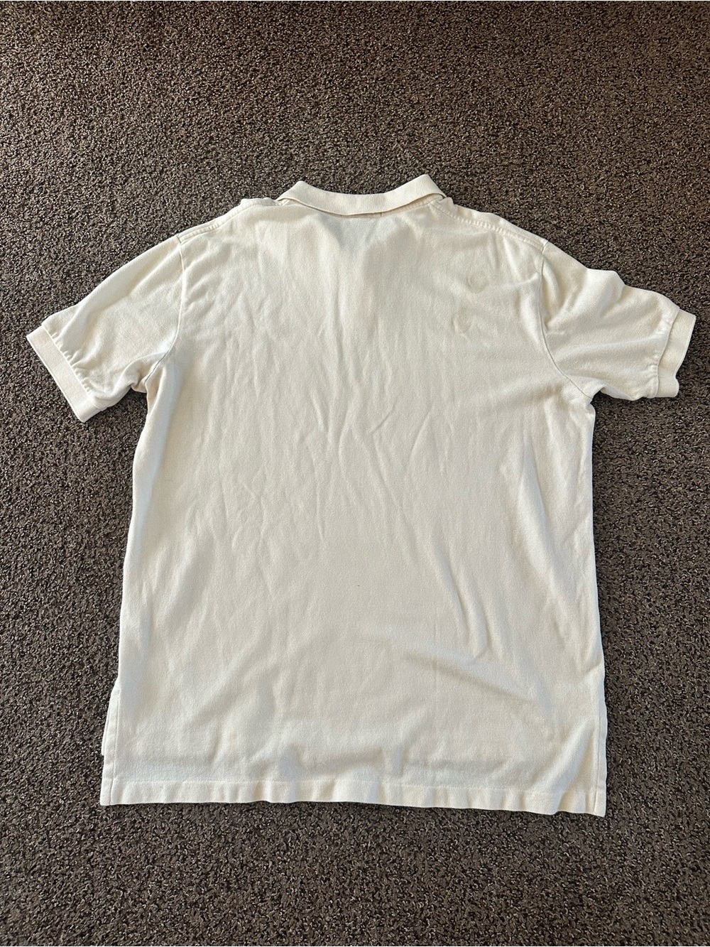 Vintage Ralph Lauren Men’s Cream Polo - Picture 8 of 10